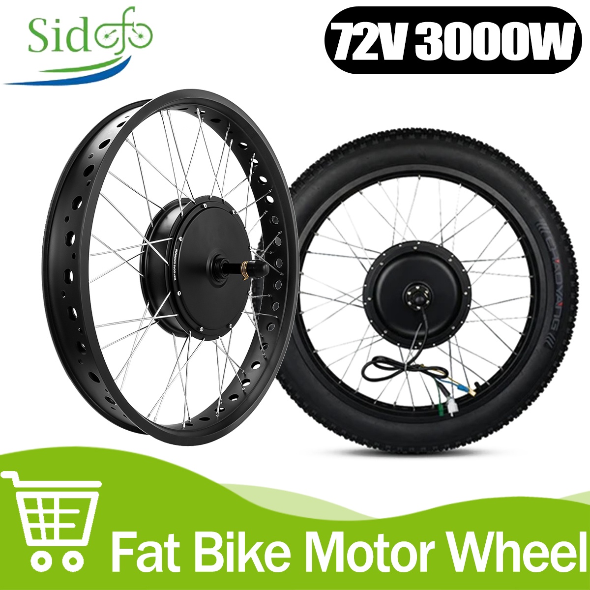 72V 5000W Hub Motor Kit - 72V 3000W 브러시리스 기어리스 허브 모터