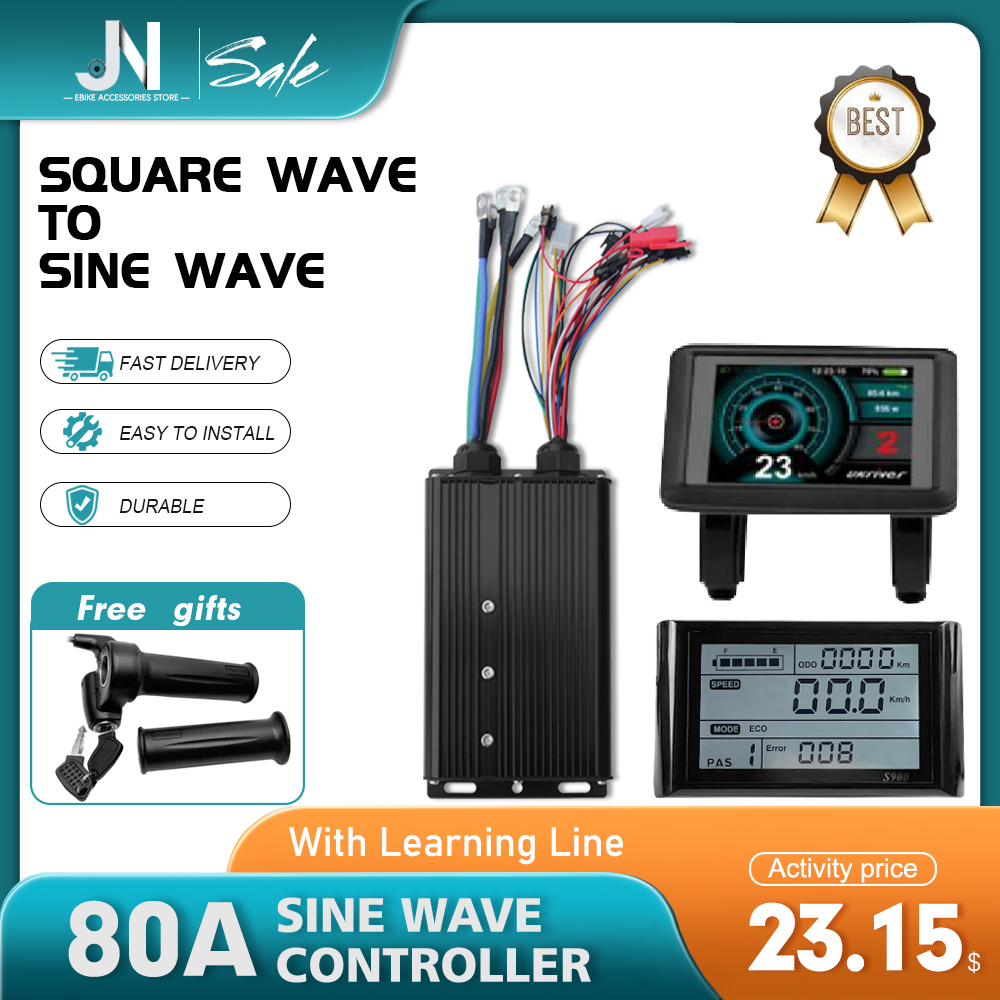 전기 자전거용 3가지 모드 사인파 48V 72V 80A - 72V 5000W Hub Motor Kit 리뷰 및 가격
