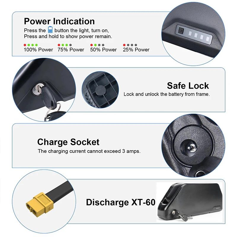 전기 자전거용 배터리, 36V, 48V, 52V, 30 - Electric Bicycle Battery 72V 30Ah 리뷰 및 가격
